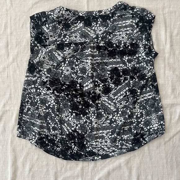 Daneil Rainn Black Patterned Sleeveless Blouse Women Plus XXL - Picture 6 of 6